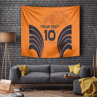 Custom Netherlands Football 2024 Road To The Champion Tapestry - Wonder Print Shop