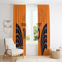 Custom Netherlands Football 2024 Road To The Champion Window Curtain - Wonder Print Shop