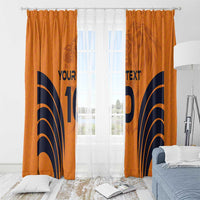 Custom Netherlands Football 2024 Road To The Champion Window Curtain - Wonder Print Shop