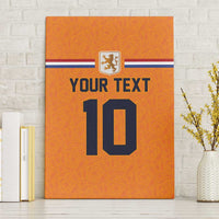 Custom Netherlands Football 2024 Road To The Champion Canvas Wall Art Oranje Holland Clockwork Orange The Flying Home Color - Wonder Print Shop