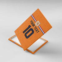 Custom Netherlands Football 2024 Road To The Champion Canvas Wall Art Oranje Holland Clockwork Orange The Flying Home Color - Wonder Print Shop