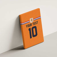 Custom Netherlands Football 2024 Road To The Champion Canvas Wall Art Oranje Holland Clockwork Orange The Flying Home Color - Wonder Print Shop