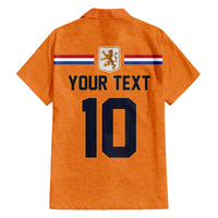 Custom Netherlands Football 2024 Road To The Champion Family Matching Off The Shoulder Long Sleeve Dress and Hawaiian Shirt Oranje Holland Clockwork Orange The Flying Home Color - Wonder Print Shop