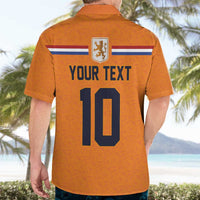 Custom Netherlands Football 2024 Road To The Champion Hawaiian Shirt Oranje Holland Clockwork Orange The Flying Home Color - Wonder Print Shop