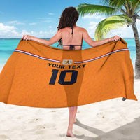 Custom Netherlands Football 2024 Road To The Champion Sarong Oranje Holland Clockwork Orange The Flying Home Color - Wonder Print Shop