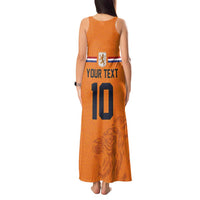 Custom Netherlands Football 2024 Road To The Champion Tank Maxi Dress Oranje Holland Clockwork Orange The Flying Home Color - Wonder Print Shop