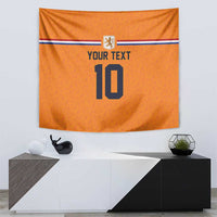 Custom Netherlands Football 2024 Road To The Champion Tapestry Oranje Holland Clockwork Orange The Flying Home Color - Wonder Print Shop