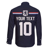 Custom Netherlands Football 2024 Road To The Champion Family Matching Long Sleeve Bodycon Dress and Hawaiian Shirt Oranje Holland Clockwork Orange The Flying Away Color - Wonder Print Shop