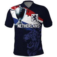 Custom Netherlands Football 2024 Road To The Champion Polo Shirt Oranje Holland Clockwork Orange The Flying Away Color - Wonder Print Shop