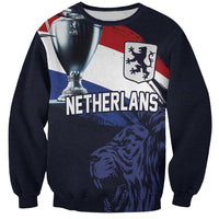 Custom Netherlands Football 2024 Road To The Champion Sweatshirt Oranje Holland Clockwork Orange The Flying Away Color - Wonder Print Shop