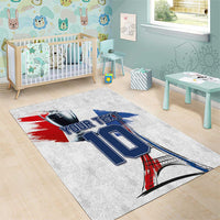 Custom Le Blues Football 2024 Road To The Champion Area Rug - Wonder Print Shop