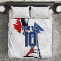 Custom Le Blues Football 2024 Road To The Champion Bedding Set - Wonder Print Shop
