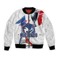 Custom Le Blues Football 2024 Road To The Champion Bomber Jacket - Wonder Print Shop