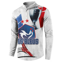 Custom Le Blues Football 2024 Road To The Champion Button Sweatshirt - Wonder Print Shop