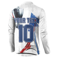 Custom Le Blues Football 2024 Road To The Champion Button Sweatshirt - Wonder Print Shop