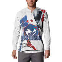 Custom Le Blues Football 2024 Road To The Champion Button Sweatshirt - Wonder Print Shop