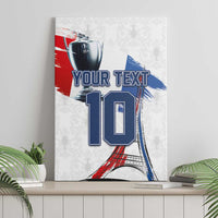 Custom Le Blues Football 2024 Road To The Champion Canvas Wall Art - Wonder Print Shop