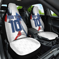 Custom Le Blues Football 2024 Road To The Champion Car Seat Cover - Wonder Print Shop