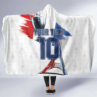 Custom Le Blues Football 2024 Road To The Champion Hooded Blanket