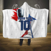 Custom Le Blues Football 2024 Road To The Champion Hooded Blanket