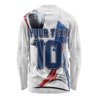 Custom Le Blues Football 2024 Road To The Champion Long Sleeve Shirt - Wonder Print Shop