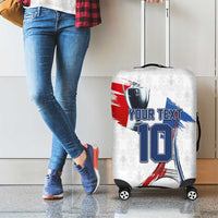 Custom Le Blues Football 2024 Road To The Champion Luggage Cover - Wonder Print Shop