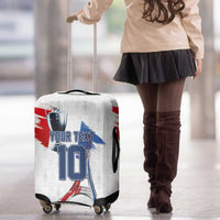 Custom Le Blues Football 2024 Road To The Champion Luggage Cover - Wonder Print Shop