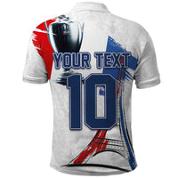 Custom Le Blues Football 2024 Road To The Champion Polo Shirt - Wonder Print Shop