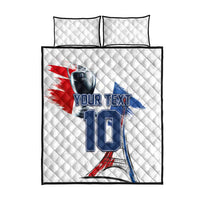 Custom Le Blues Football 2024 Road To The Champion Quilt Bed Set - Wonder Print Shop