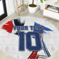 Custom Le Blues Football 2024 Road To The Champion Round Carpet