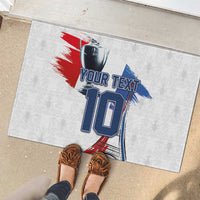 Custom Le Blues Football 2024 Road To The Champion Rubber Doormat - Wonder Print Shop
