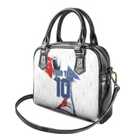 Custom Le Blues Football 2024 Road To The Champion Shoulder Handbag