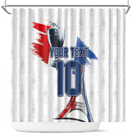 Custom Le Blues Football 2024 Road To The Champion Shower Curtain