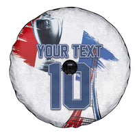 Custom Le Blues Football 2024 Road To The Champion Spare Tire Cover - Wonder Print Shop