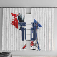 Custom Le Blues Football 2024 Road To The Champion Window Curtain - Wonder Print Shop