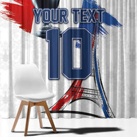 Custom Le Blues Football 2024 Road To The Champion Window Curtain - Wonder Print Shop