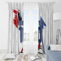 Custom Le Blues Football 2024 Road To The Champion Window Curtain - Wonder Print Shop