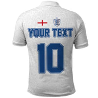 Custom England Football 2024 Road To The Champion Polo Shirt - Wonder Print Shop