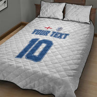 Custom England Football 2024 Road To The Champion Quilt Bed Set - Wonder Print Shop