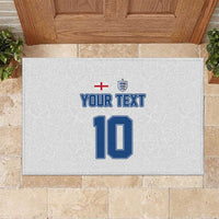 Custom England Football 2024 Road To The Champion Rubber Doormat - Wonder Print Shop