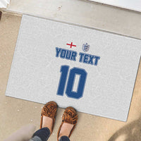 Custom England Football 2024 Road To The Champion Rubber Doormat - Wonder Print Shop