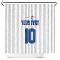 Custom England Football 2024 Road To The Champion Shower Curtain