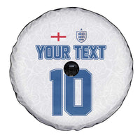 Custom England Football 2024 Road To The Champion Spare Tire Cover - Wonder Print Shop
