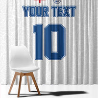 Custom England Football 2024 Road To The Champion Window Curtain - Wonder Print Shop