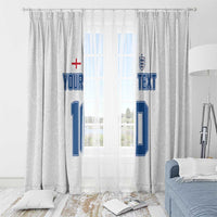 Custom England Football 2024 Road To The Champion Window Curtain - Wonder Print Shop