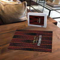 Trinbago Cricket Knight Riders Puzzle Palm Leaves with Vertical Stripes Sporty Style - Wonder Print Shop