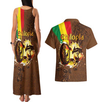 Ethiopia Culture - Proud of Coffee Couples Matching Tank Maxi Dress and Hawaiian Shirt