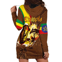 Ethiopia Culture - Proud of Coffee Hoodie Dress