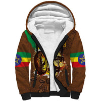 Ethiopia Culture - Proud of Coffee Sherpa Hoodie - Wonder Print Shop