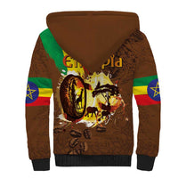 Ethiopia Culture - Proud of Coffee Sherpa Hoodie - Wonder Print Shop